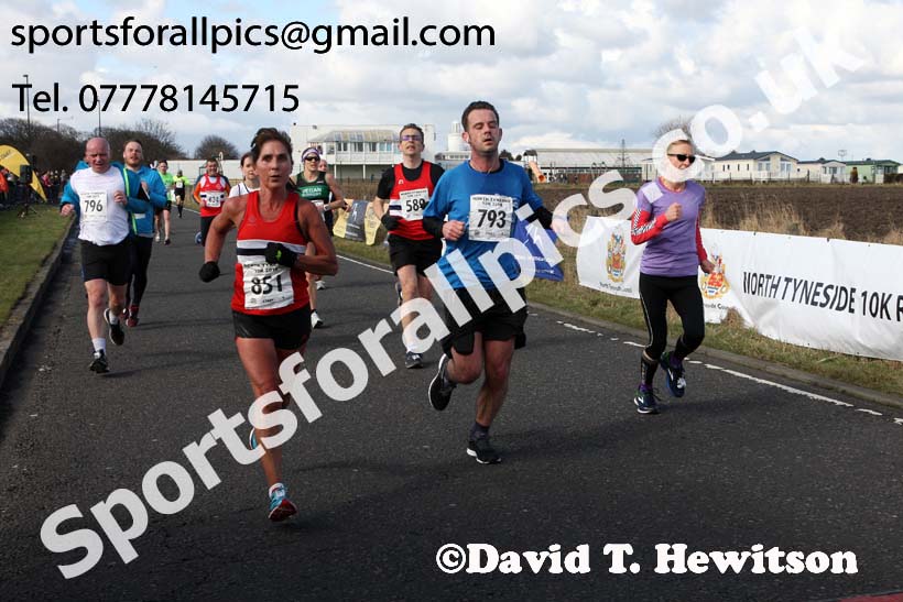 North Tyneside 10k Road Race, Whitley Bay. Photo: David T. Hewitson/Sports for All Pics